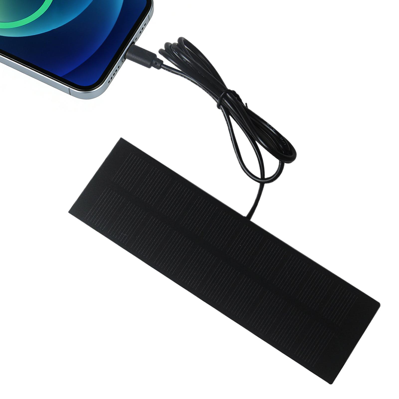 Solar Charger Panel Foldable - 5W 5V ポータブルソーラーパネル USB ソーラーパネル充電器 3-5V