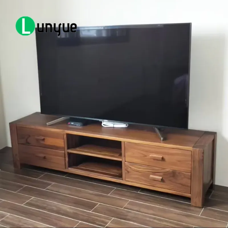 北欧モダンヨーロピアンチーク材テレビキャビネット 4段引き出 - Sustainable Living Design のレビューと価格
