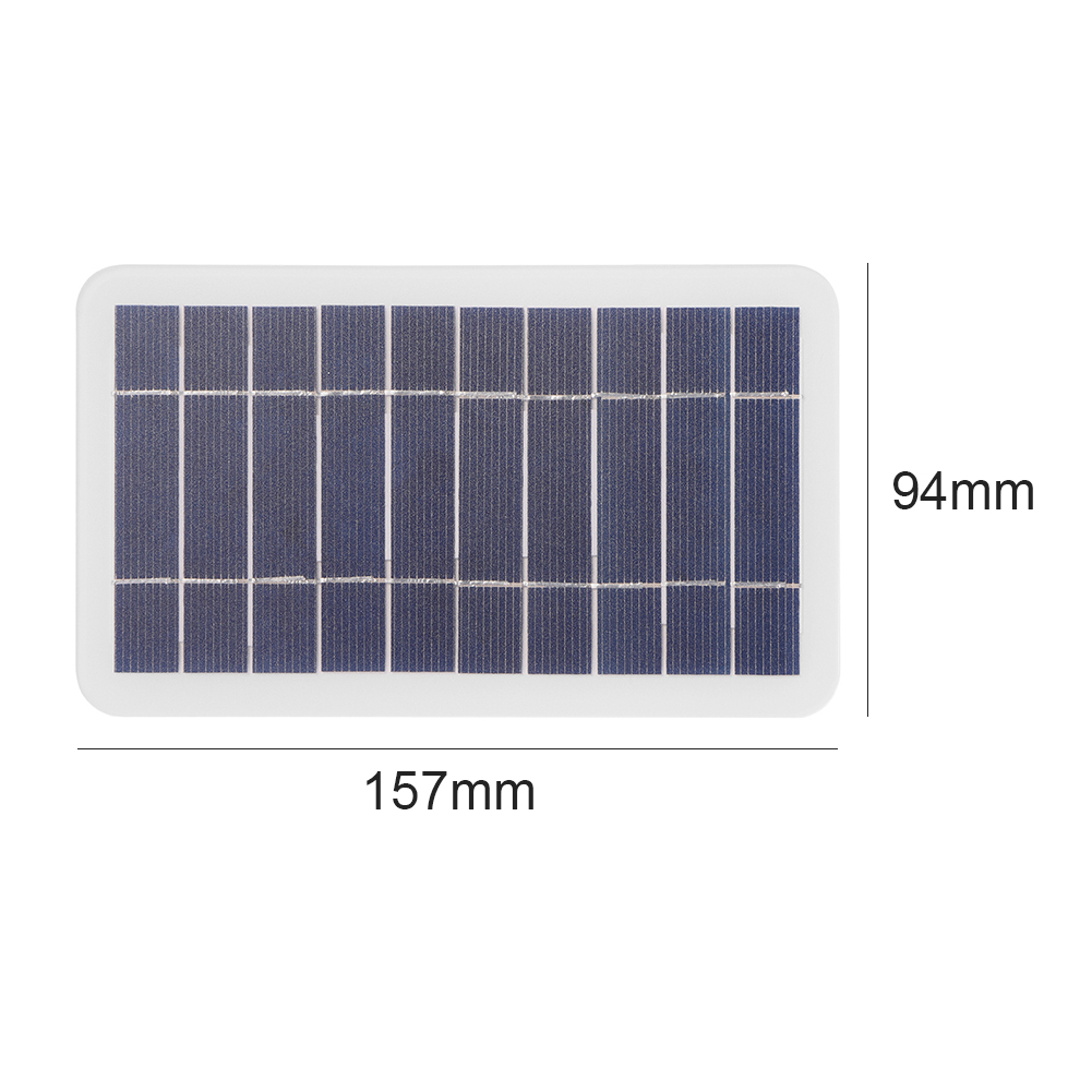 5V 5W ソーラーパネル充電器、USBインターフェース付き - Solar Charger Panel Foldable のレビューと価格