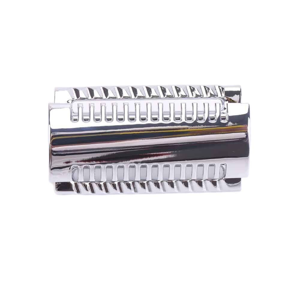 YAQI トップアグレッシブクロームカラー両刃メンズスラント - Safety Razor Handle のレビューと価格