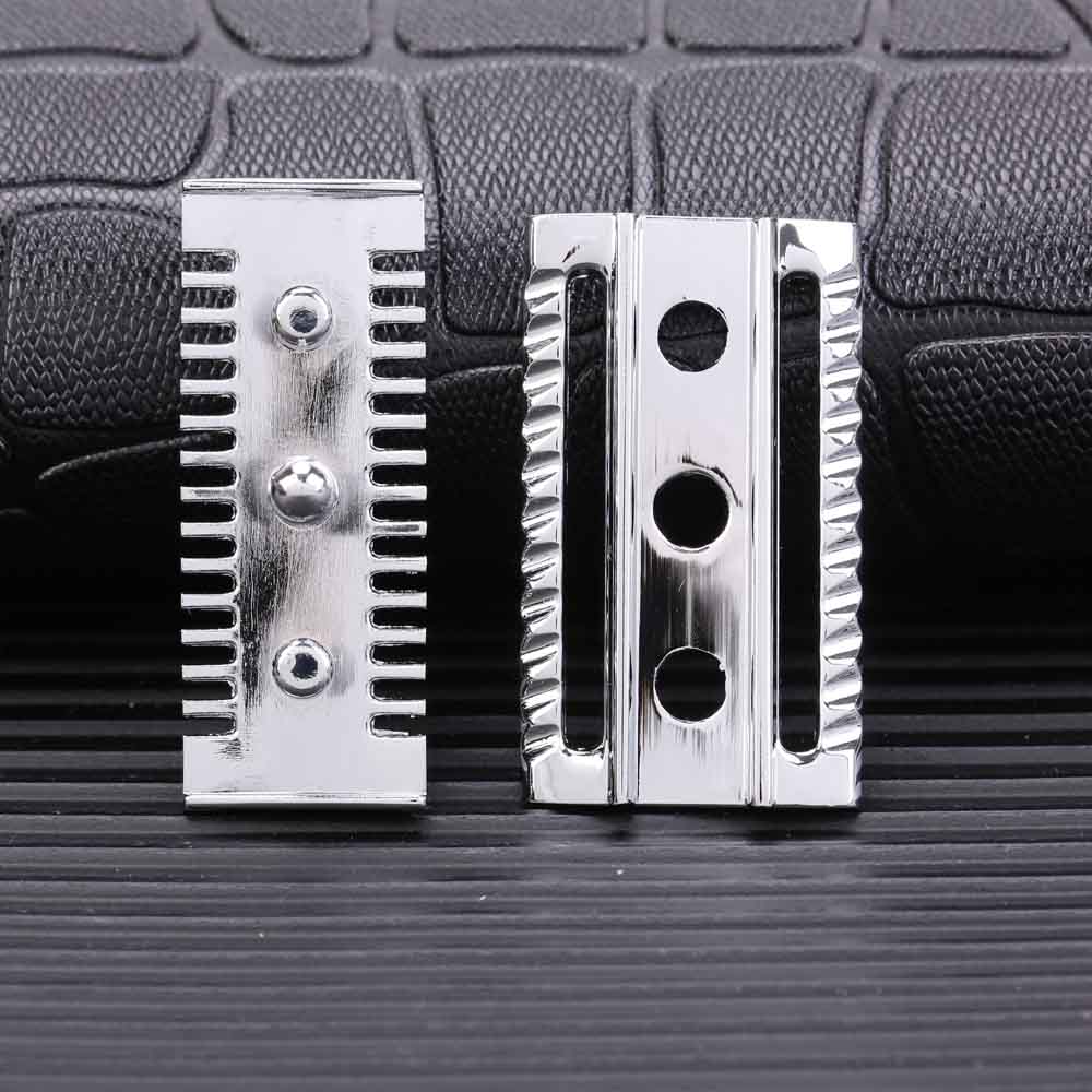 YAQI トップアグレッシブクロームカラー両刃メンズスラント - Safety Razor Handle のレビューと価格
