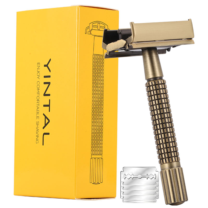 YINTAL 真鍮男性安全 TTO カミソリクラシックバタフ - Safety Razor Handle のレビューと価格
