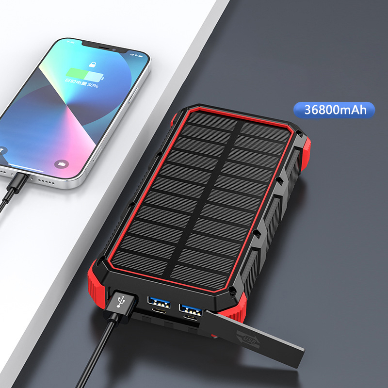 携帯電話のバッテリー充電器,36800mAhパワーバンク,ワ - Solar Charger Panel Foldable のレビューと価格
