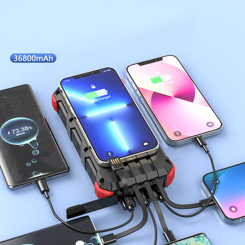 携帯電話のバッテリー充電器,36800mAhパワーバンク,ワ - Solar Charger Panel Foldable のレビューと価格