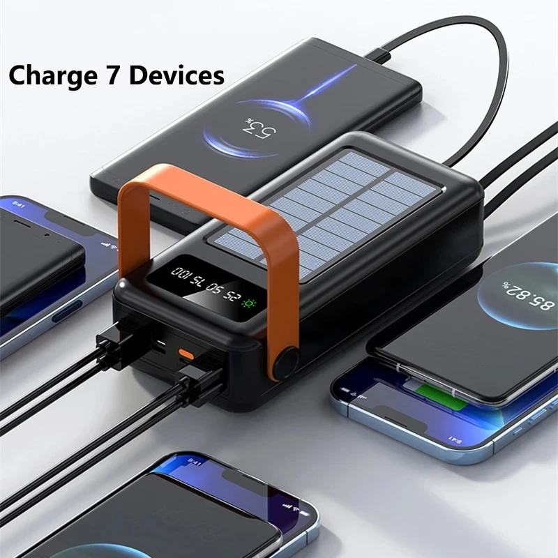 100000mAh パワーバンク ポータブル充電器 ソーラー - Solar Charger Panel Foldable のレビューと価格