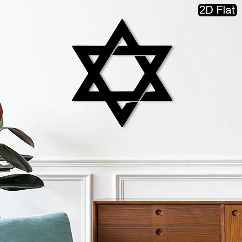 CIFBUY 鉄製ウォールアート ダビデの星 メタル彫刻 壁 - Sustainable Living Principles のレビューと価格