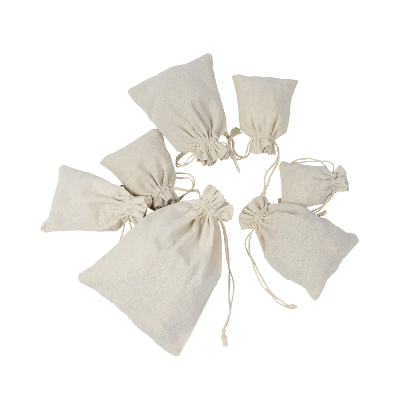 10 個コットンリネン巾着ギフトバッグ黄麻布包装ポーチ保存袋 - Linen Bag Bulk のレビューと価格