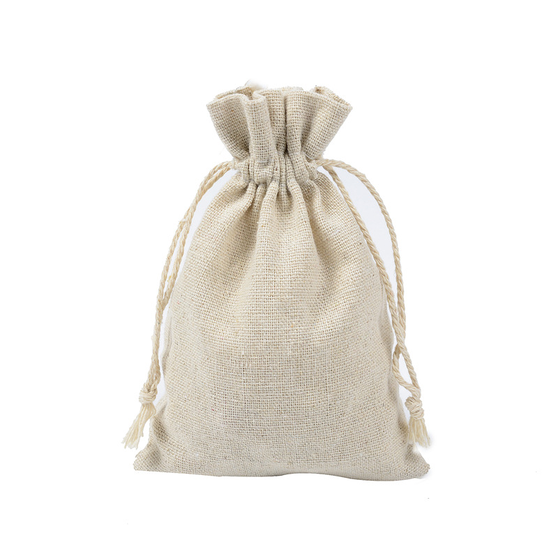 10 個コットンリネン巾着ギフトバッグ黄麻布包装ポーチ保存袋 - Linen Bag Bulk のレビューと価格