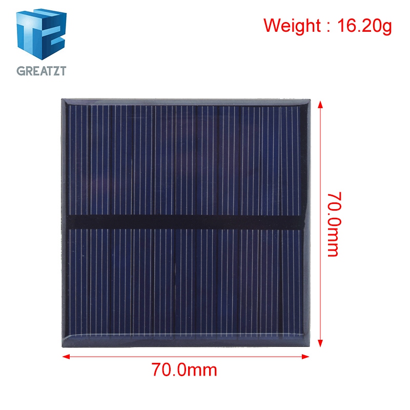 GREATZT 5.5V 110mA ソーラーパネル多結晶  - Solar Charger Panel Foldable のレビューと価格